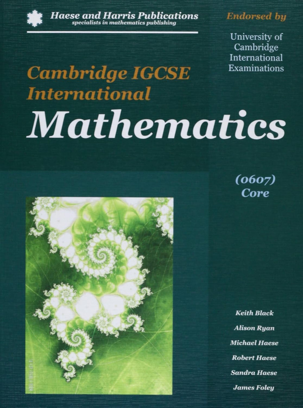 Haese : Cambridge IGCSE International Mathematics (0607) Core