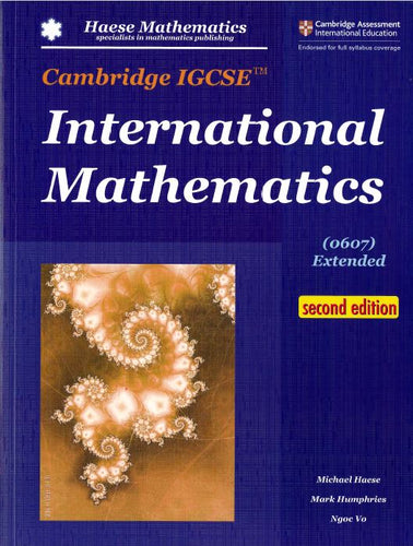 Haese : Cambridge IGCSE International Mathematics (0607) Extended (2nd edition)