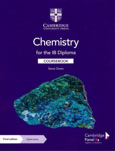 Cambridge : Chemistry for the IB Diploma Coursebook with Digital Access (2 Years)