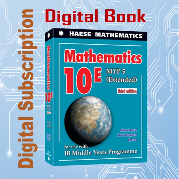 Haese Mathematics 10 (MYP 5 Extended) (3rd Edition) Digital book 