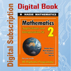 Haese Mathematics Applications and Interpretation SL DIGITAL BOOK