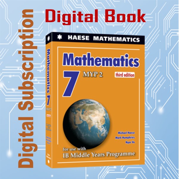 Haese Mathematics 7 (MYP 2) (3rd edition) DIGITAL BOOK – Wiswoods