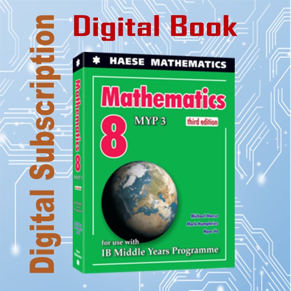 Haese Mathematics 8 (MYP 3) (3rd edition) DIGITAL BOOK