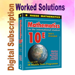 Haese Math Haese Mathematics 10E MYP5 Extended (New) (3rd edition) WORKED SOLUTIO ...