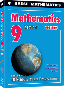 Haese Mathematics 9 (MYP 4) (3rd Edition) NEW